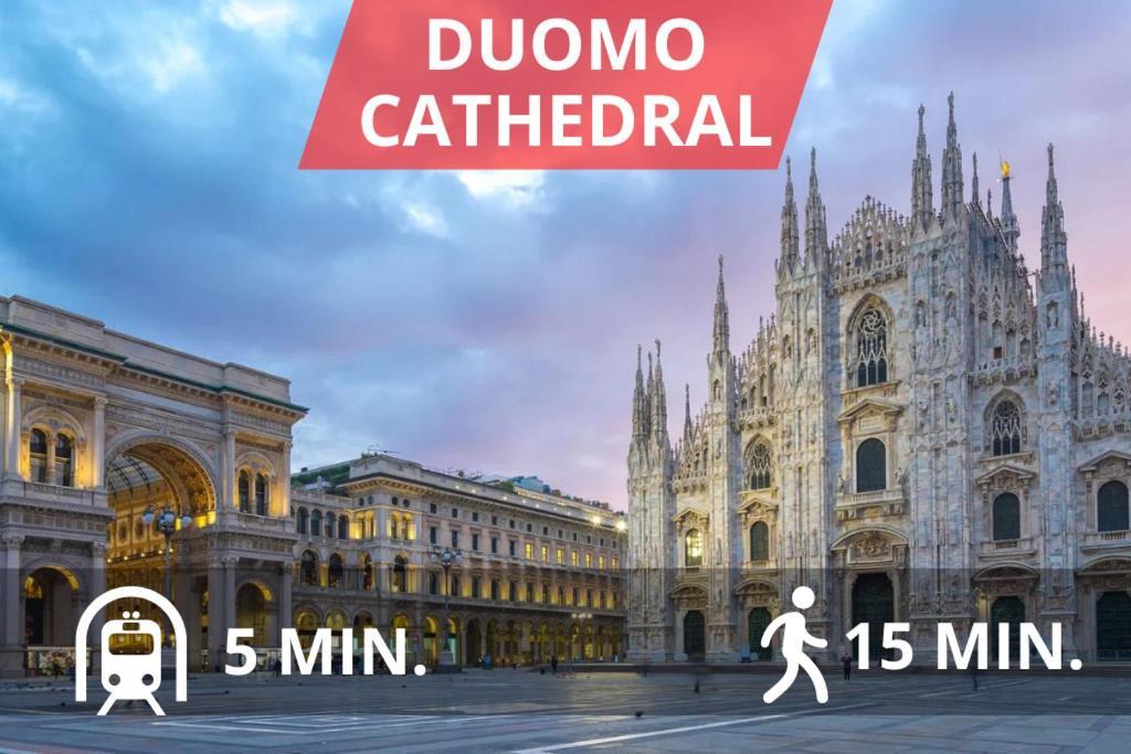 شقة Duomo In 10 Minutes - Modern Close To Cadorna Station ميلان المظهر الخارجي الصورة